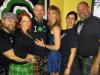Each in a different tartan pattern, party goers Aaron, Stephanie, Christopher, Amy, Ginger & Frank had a great time at Smitty McGee’s.